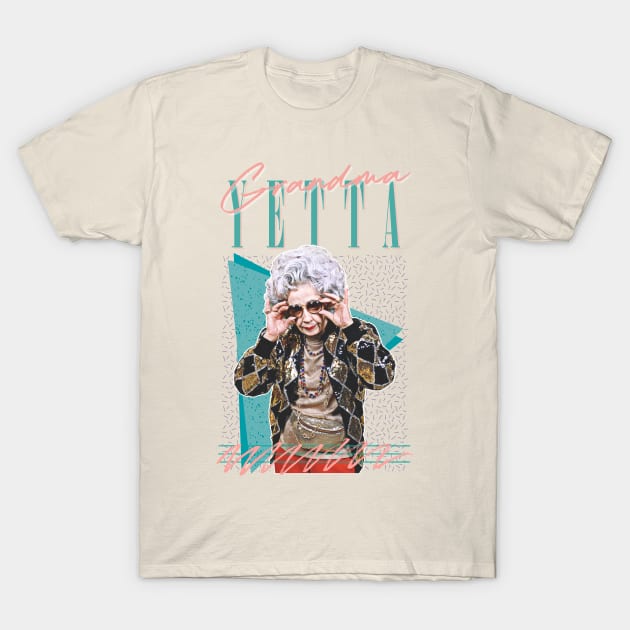 Grandma Yetta - 90s Style Fan Design T-Shirt by DankFutura